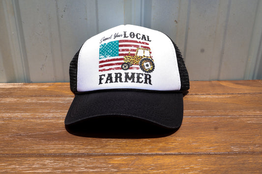 Support Your Local Farmer Trucker Hat