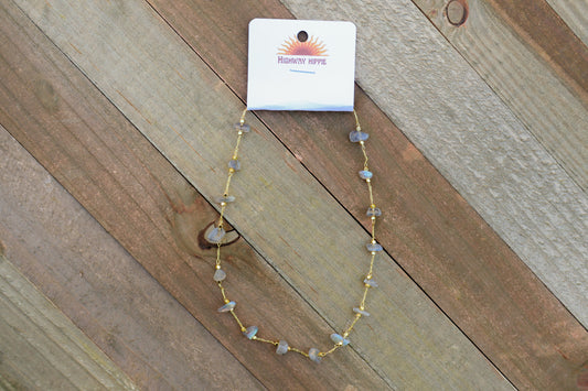 Labradorite Luna Choker