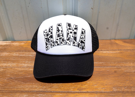 Cowprint Mama Trucker Hat